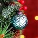 12 Pieces Modern Glass Sky Blue Christmas Ornaments For Tree Decoration