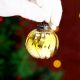 12 Pieces Modern Golden Coloured Christmas Ornaments