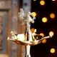 Premium Peacock Brass Oil Lamp for Home and Temple Decor
