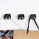 Decorative Antique Elephant Wall Hooks Pack of 3