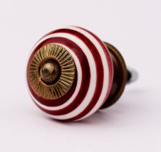 Old Cherry Striped Knob