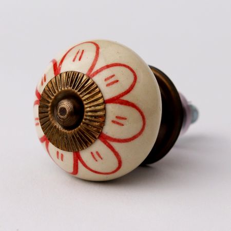 Red Sunflower Knob