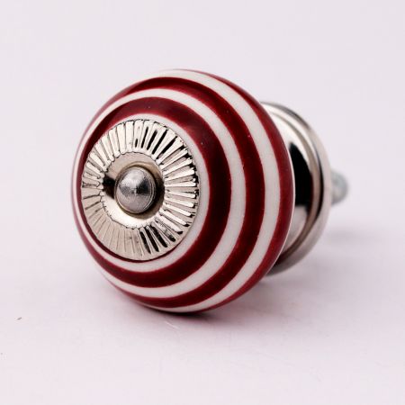 Old Cherry Striped Knob