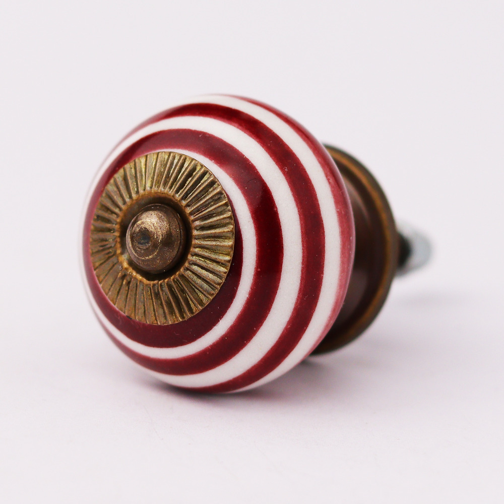 Old Cherry Striped Knob