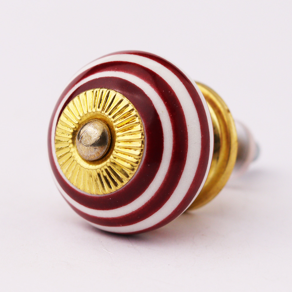 Old Cherry Striped Knob