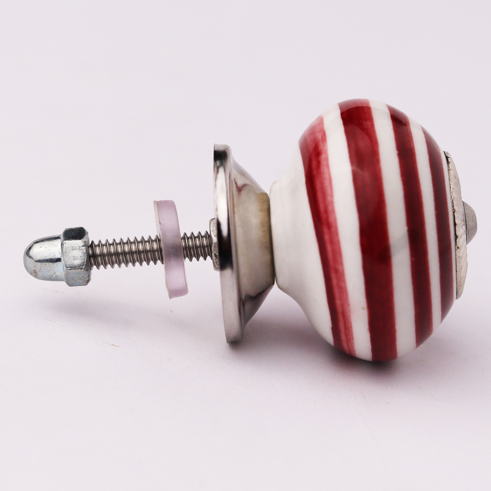 Old Cherry Striped Knob