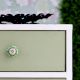 Green Clove Flower Ceramic Dresser Knob Online