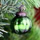 Melon Shape Glass Christmas Ornaments