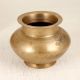 Brown Finish Finest Brass Holy Water Pot for Auspicious Occasions