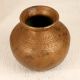 Handcrafted Vintage Brass Holy Water Pot for Auspicious Occasion