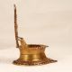 Gajalakshmi Oil Lamp Diya Made of Brass for Prayer Room