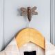 Modern Handmade Antique Honey Bee Iron Wall Hook