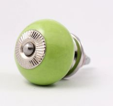 Lime Round Knob