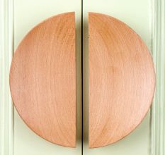Unique Natural Wooden Door Large Handles (1Pair) (6 Inches)