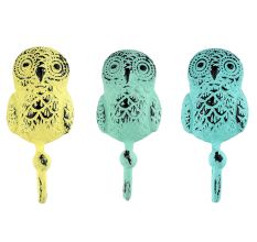 Modern Owl Iron Wall Hooks