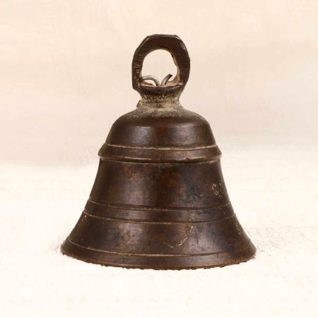 Vintage Handmade Bell Metal Temple Bell for Prayer Room