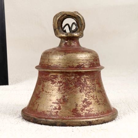 Sturdy Handmade Temple Bell Crafted from High-Quality Bell Metal
