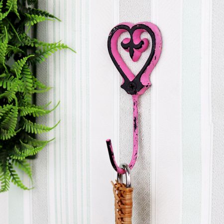 Iron Heart Decorative Wall Hook