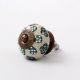 Sea Green Tiny Flower Cabinet Knob
