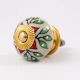 Red Poinsettia Flower Ceramic Drawer Knob Online