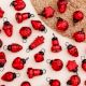 Red Christmas Ornaments - Glass Ornaments For New year Decoration - 25 Pieces