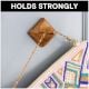Modern Natural Pyramid Shape Wooden Adheshive Wall Hook