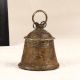 Beautiful Brown Holy Temple Bell Made of Bell Metal for Decor