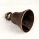 Vintage Brown Handcrafted Bell Metal Temple Bell for Decor
