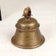 Handcrafted Bell Metal Brown Temple Bell for Prayer Room