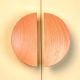Decorative Natural Wooden Door Handles (Medium Size) Pack of 2 Pieces 4 Inches