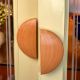 Wooden Natural Door Large Handles Pack of 1 Pair (6 Inches)