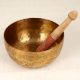 Vintage Meditation Bowl Made of Bell Metal in Tibetan Art