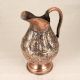 Vintage Handcrafted Copper Jug with Handle for Flower Decor