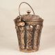 Islamic Art Small Copper Bucket from Hyderabad for Decoration