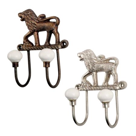 Lion Iron Decorative Hooks