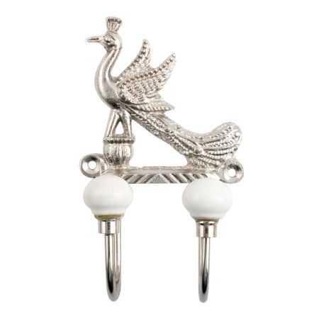 Peacock Iron Decorative Hooks