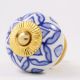 Blue Flower Knob