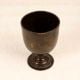 English Art Handmade Brass Cup in Brown Finish for Decor