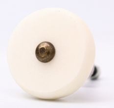 White Stone Flat Drawer Knob Online