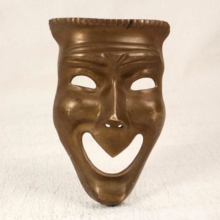 Handmade Finest Brass Male Mask for Wall Hanging