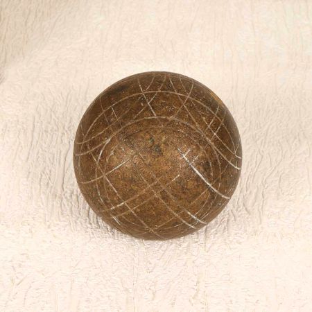 Vintage Brass Astrolabe Spherical Ball for Home Decoration