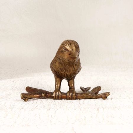 Handmade Solid Brass Bird Trinket Bowl for Home Decoration