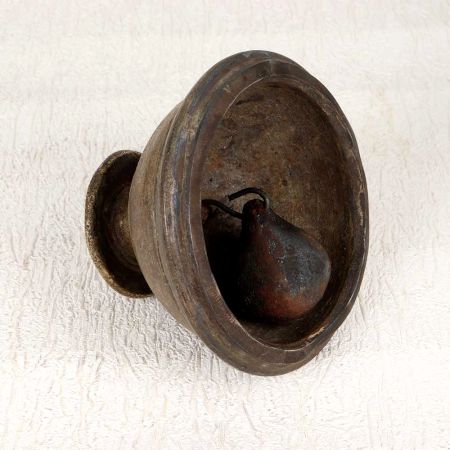 Handcrafted Traditional Temple Bell Made of High-Quality Brass