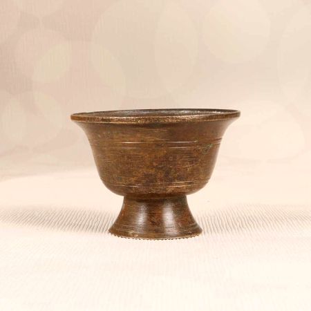 Indian Holy Finest Brass Kumkum Tilak Cup for Decoration
