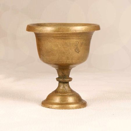 Vintage Finish Kumkum Tilak Cup Made of High-Quality Brass