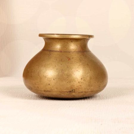 Beautiful Himalayan Art Brass Holy Water Pot for Home Decor