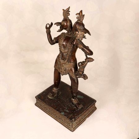 Beautiful Vintage Brass God Varaha Statue for Prayer Room