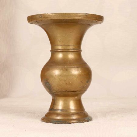 Handmade Traditional Brass Flower Pot from South India