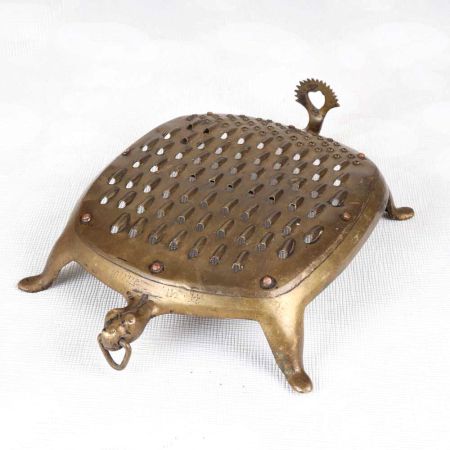 Finest Brass Vegetable Grater in Vintage Finish for Decoration