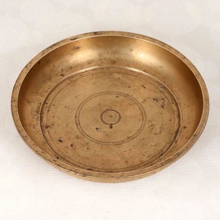 Vintage Handmade Brass Bowl God Bathtub for Decoration